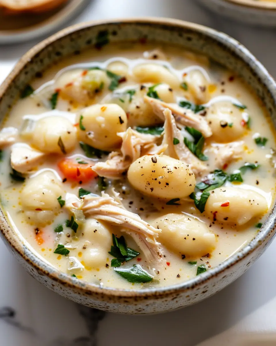 Crockpot Chicken Gnocchi Soup: Easy Comfort in Every Bite