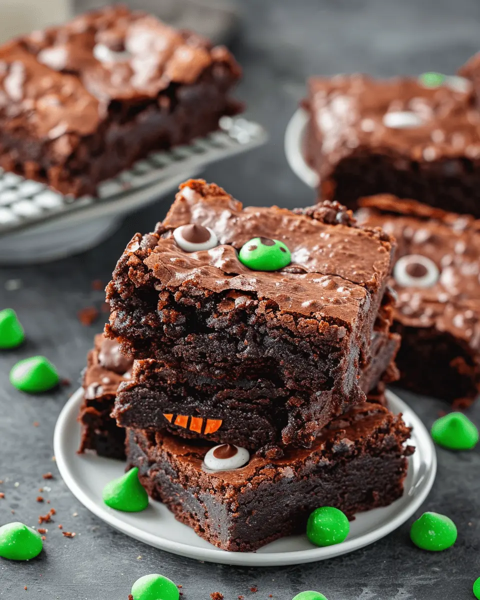 Frankenstein’s Monster Brownies: Easy Creepy Treats for Halloween
