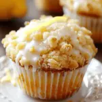 Lemon Crumb Muffins with Lemon Glaze are a must-try