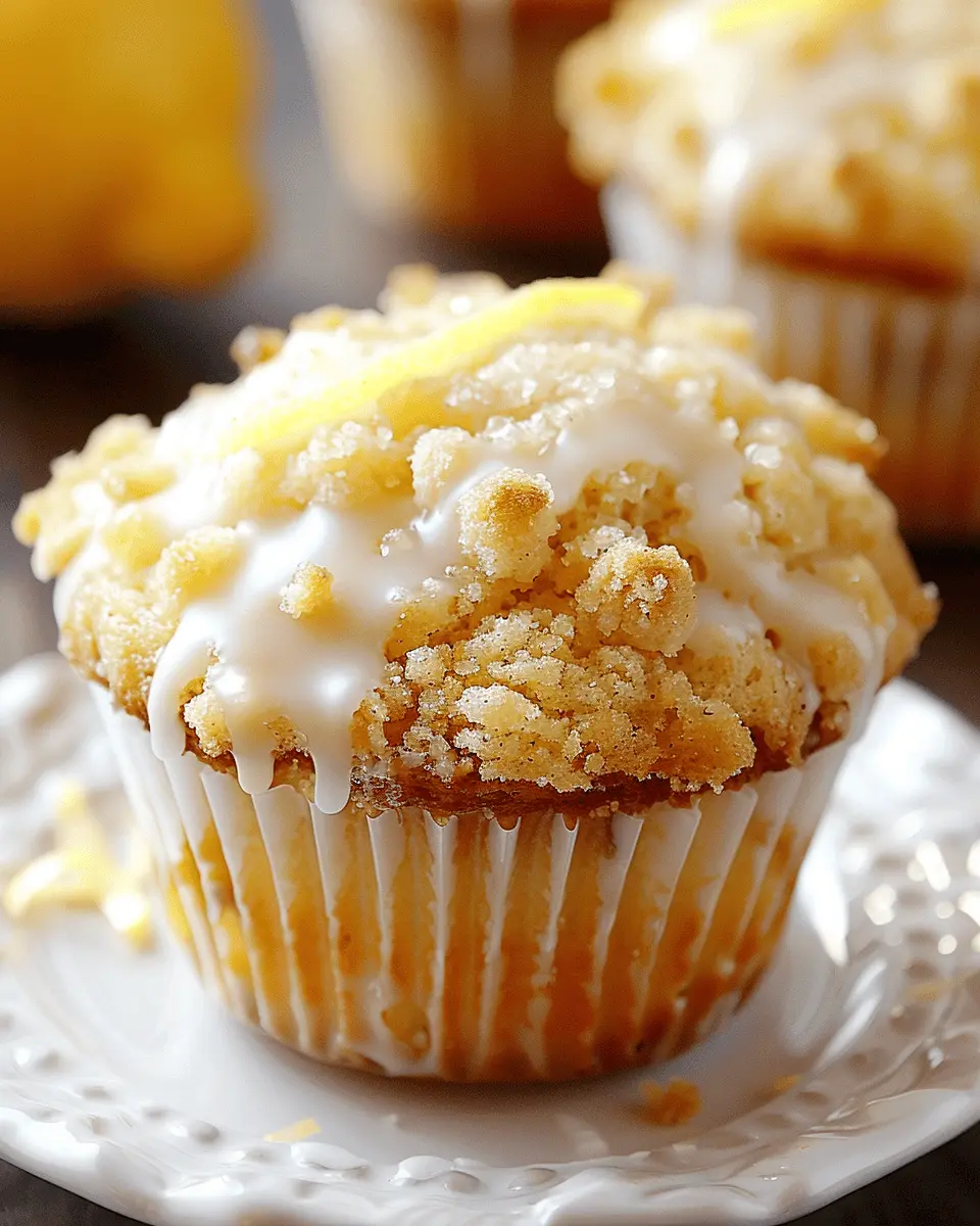 Lemon Crumb Muffins: The Must-Try Treat with Zesty Glaze