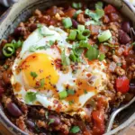 Breakfast Chili and Eggs