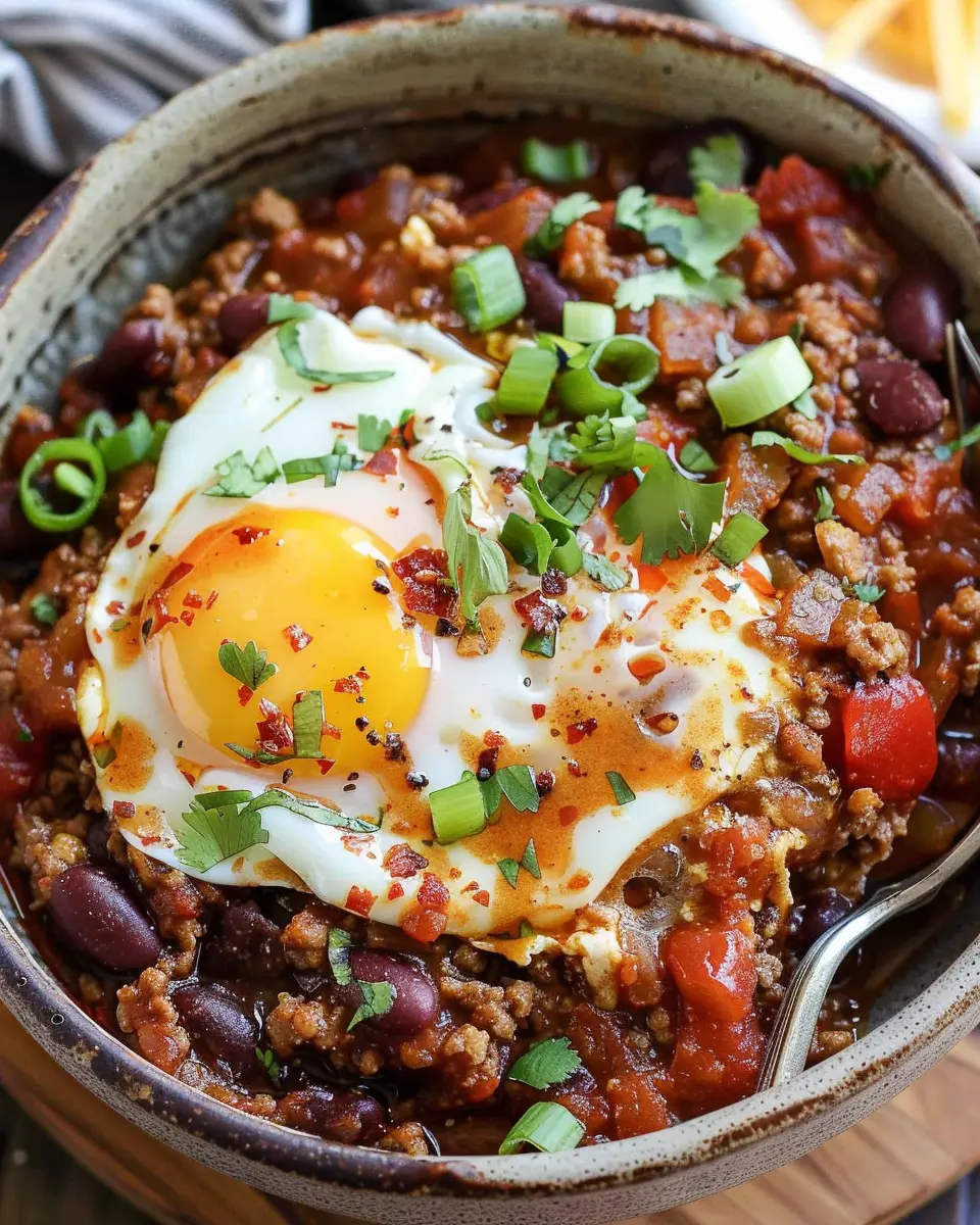 Breakfast chili and eggs: The best hearty start to your day