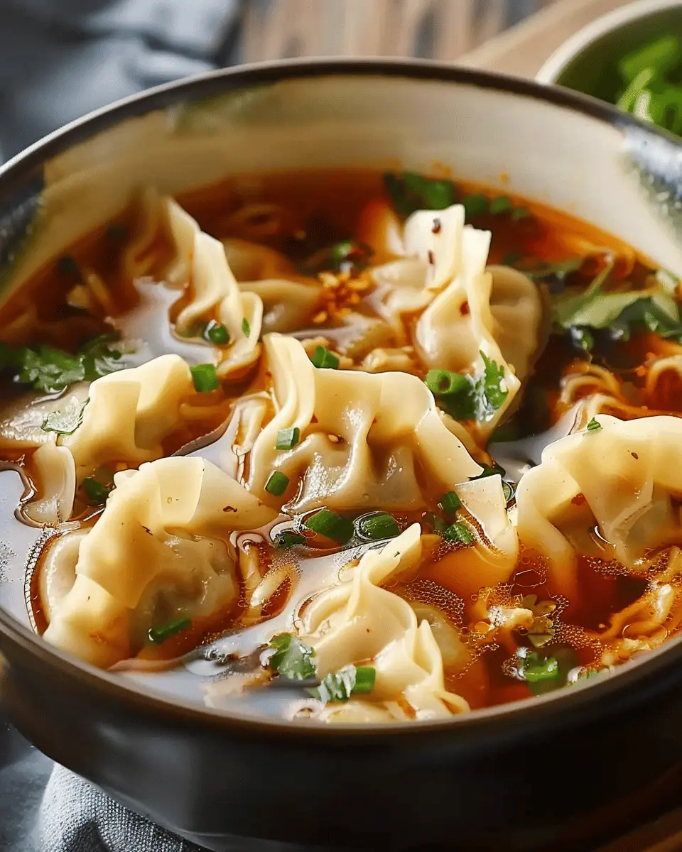 Comforting Potsticker Soup: A Quick and Indulgent Family Favorite