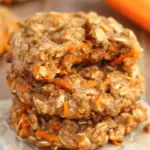 Healthy Carrot Cake Oatmeal Cookies