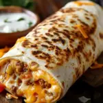 Easy Grilled Cheese Burrito