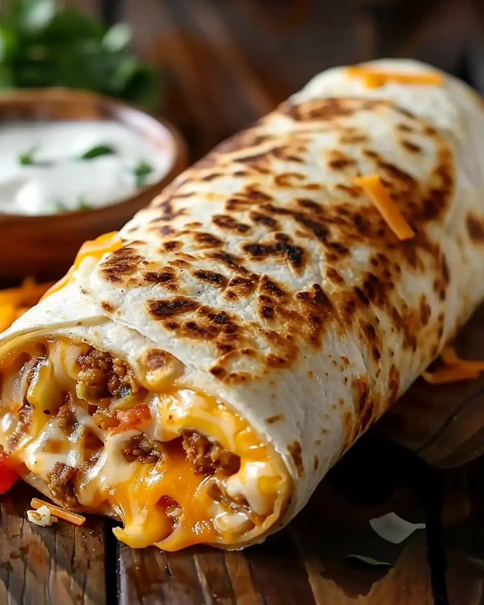 Easy Grilled Cheese Burrito: A Delicious Twist with Turkey Bacon