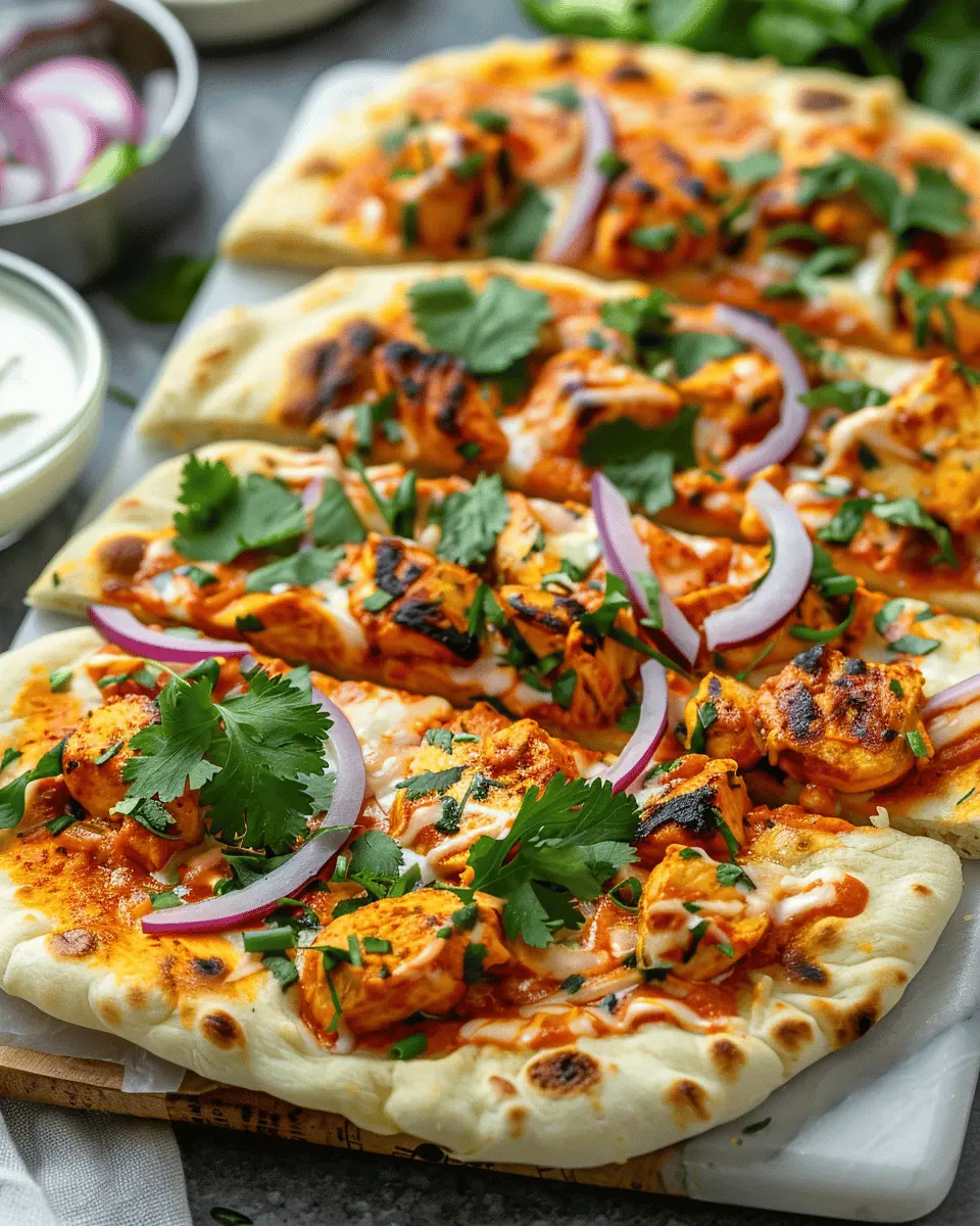 Chicken Tikka Flatbread: Easy Homemade Delight for Everyone