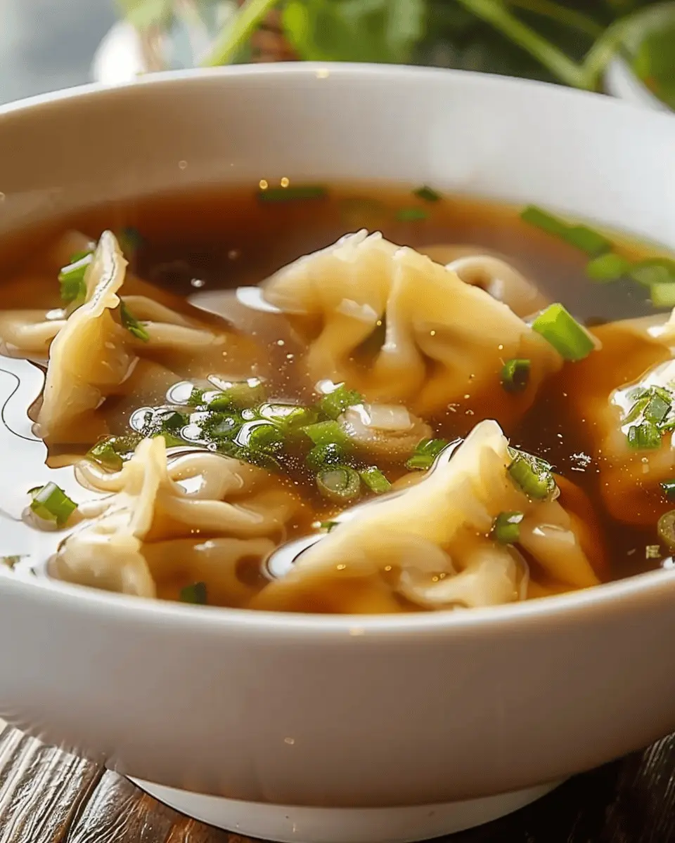 Comforting Potsticker Soup: A Cozy Dish for Every Home Chef