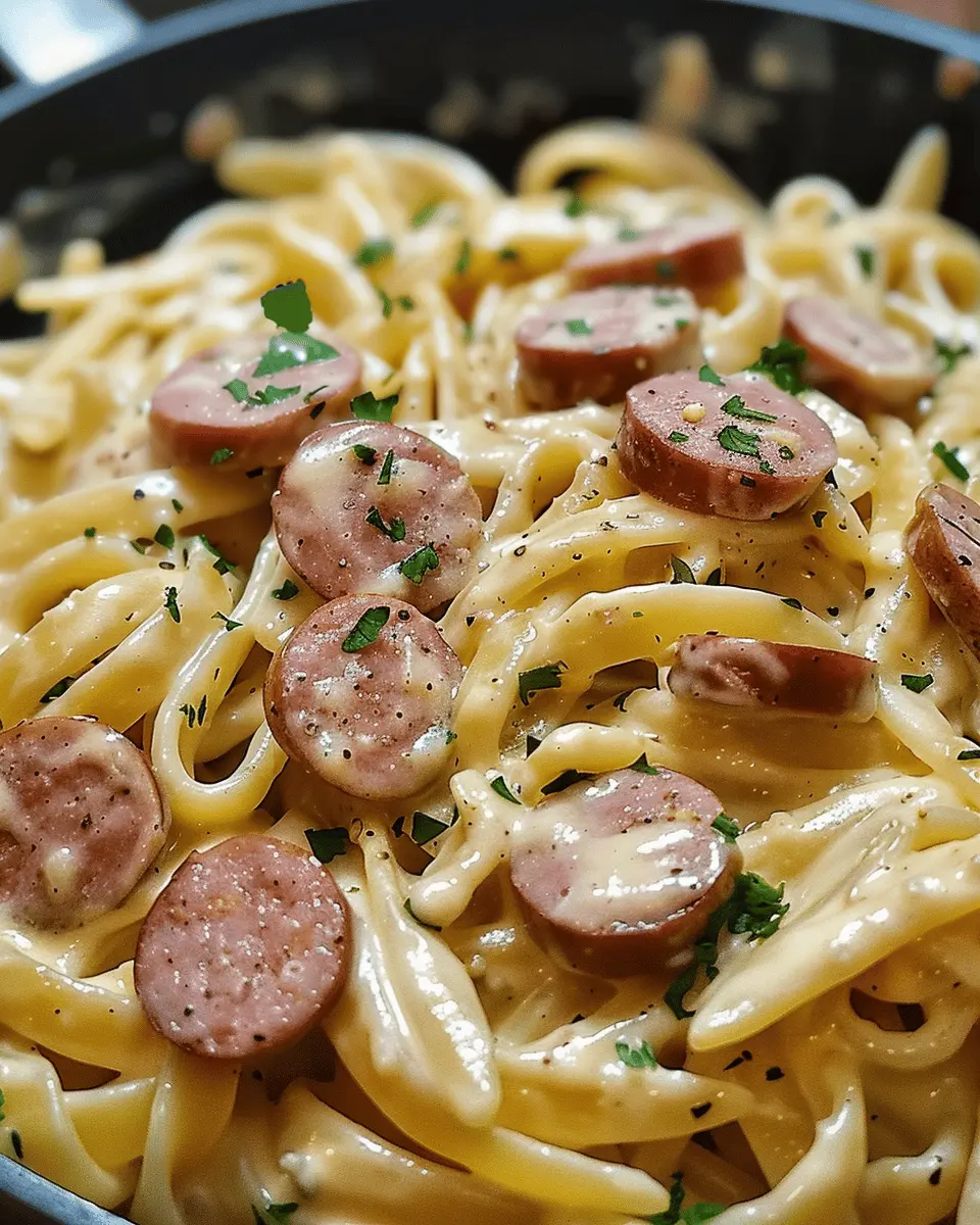 Creamy Smoked Sausage Pasta: A Cozy, Indulgent Delight at Home