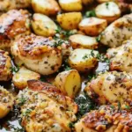 Baked Garlic Parmesan Chicken and Potatoes