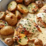Chicken and Potatoes with Dijon Cream Sauce