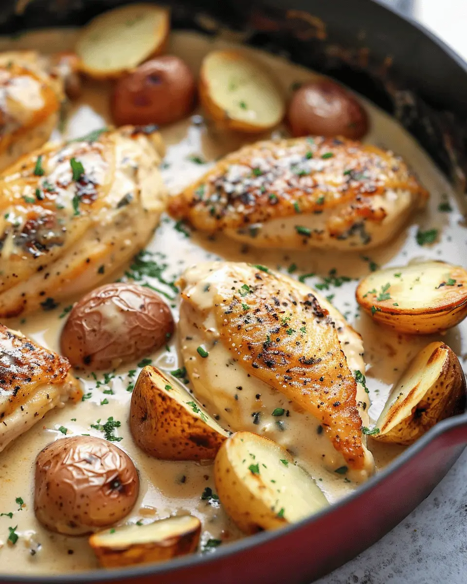 Chicken and Potatoes in Dijon Cream Sauce: A Cozy Delight