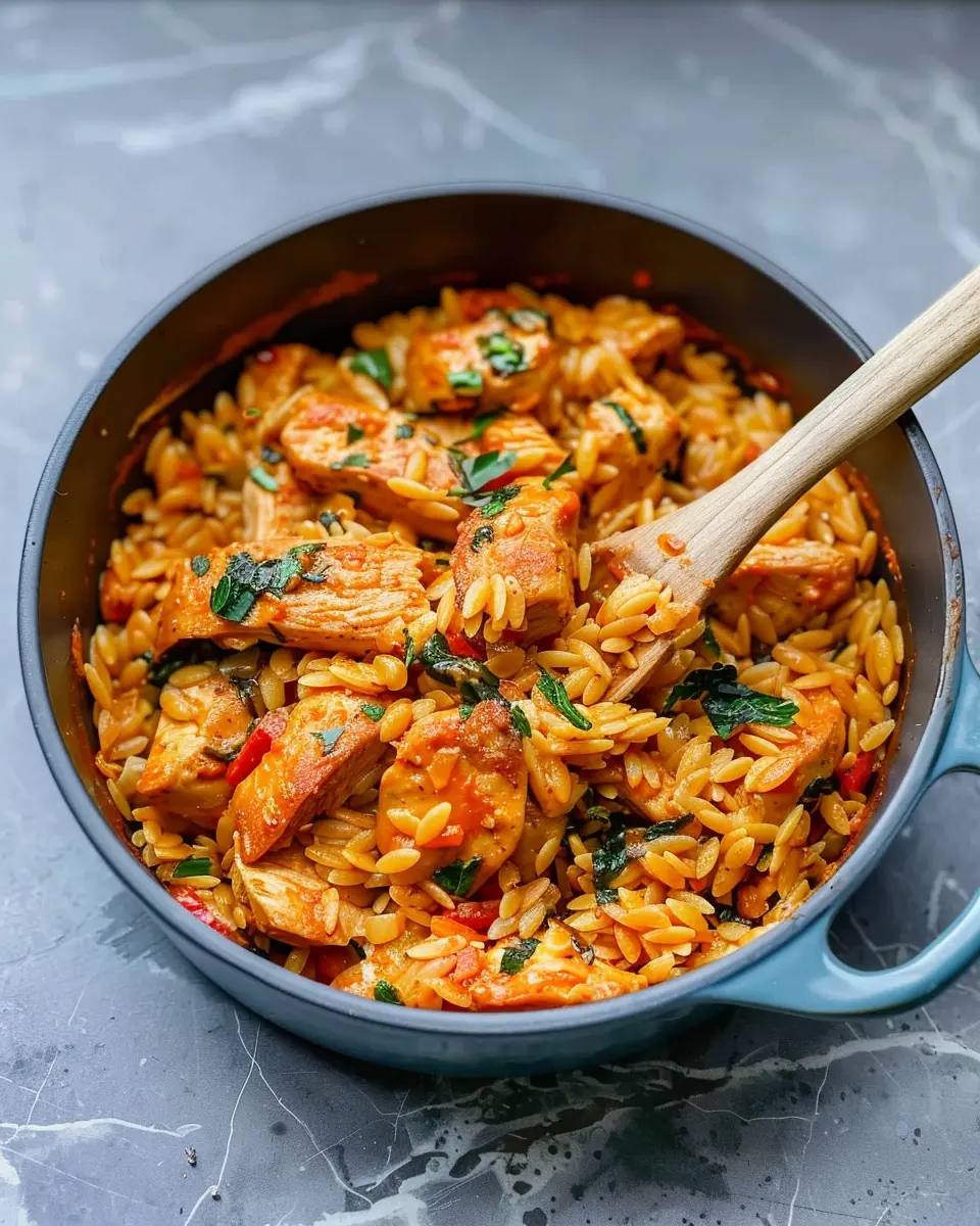 Cajun Chicken Orzo: A Juicy Twist on Comfort Food Delight