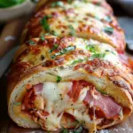 Italian Stromboli Stuffed Bread