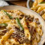 Philly Cheesesteak Pasta