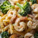 Creamy Shrimp and Broccoli Pasta