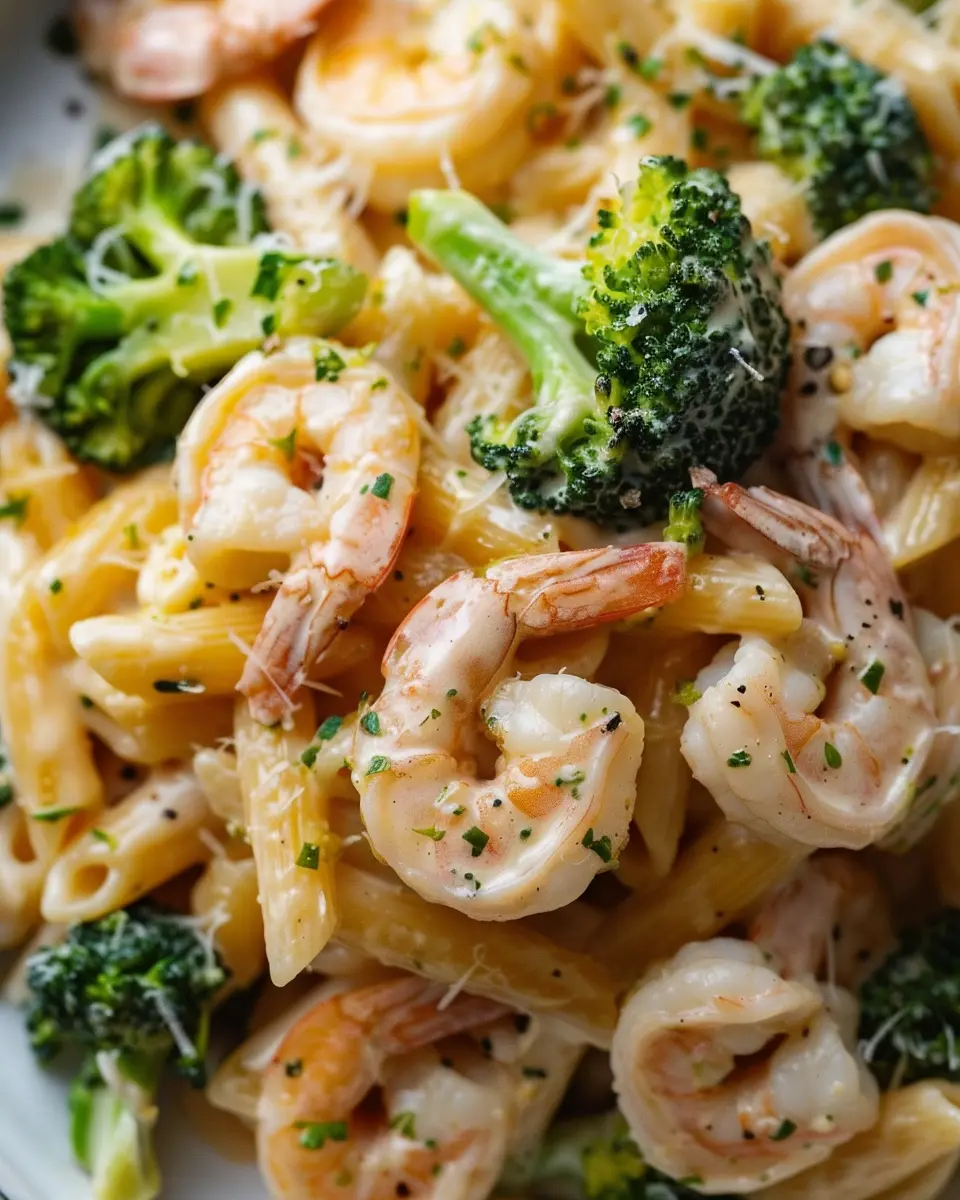 Creamy Shrimp and Broccoli Pasta: A Quick and Indulgent Delight