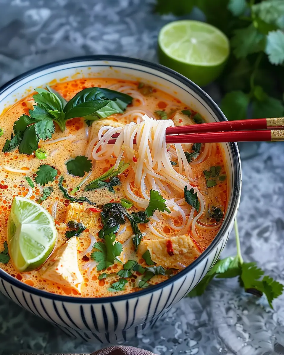 Thai Red Curry Noodle Soup: Easy Comfort in Every Bowl