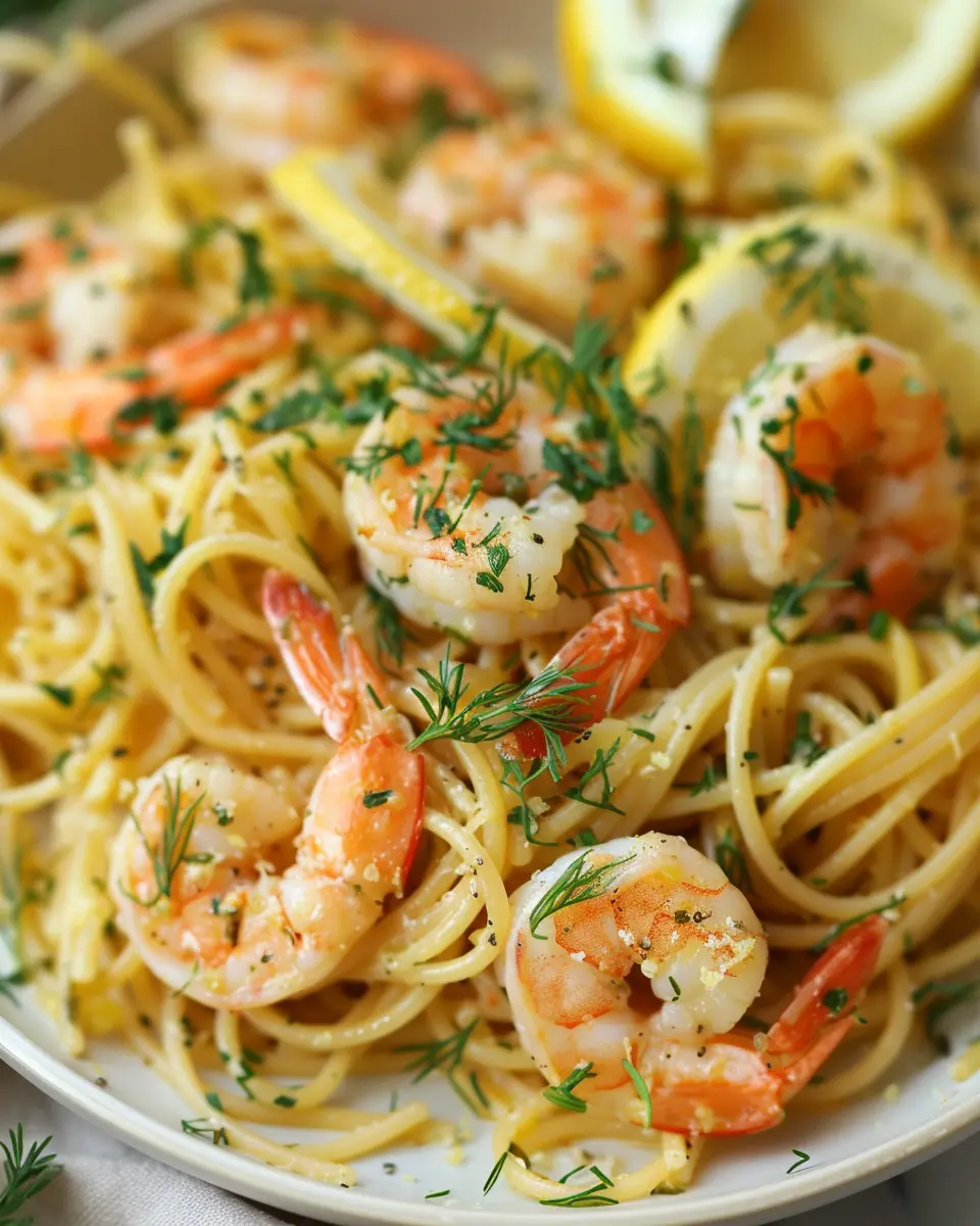Lemon Dill Shrimp Pasta: A Fresh and Easy Dinner Delight