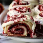 Heavenly Red Velvet Cinnamon Rolls