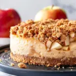 Apple Crisp Cheesecake