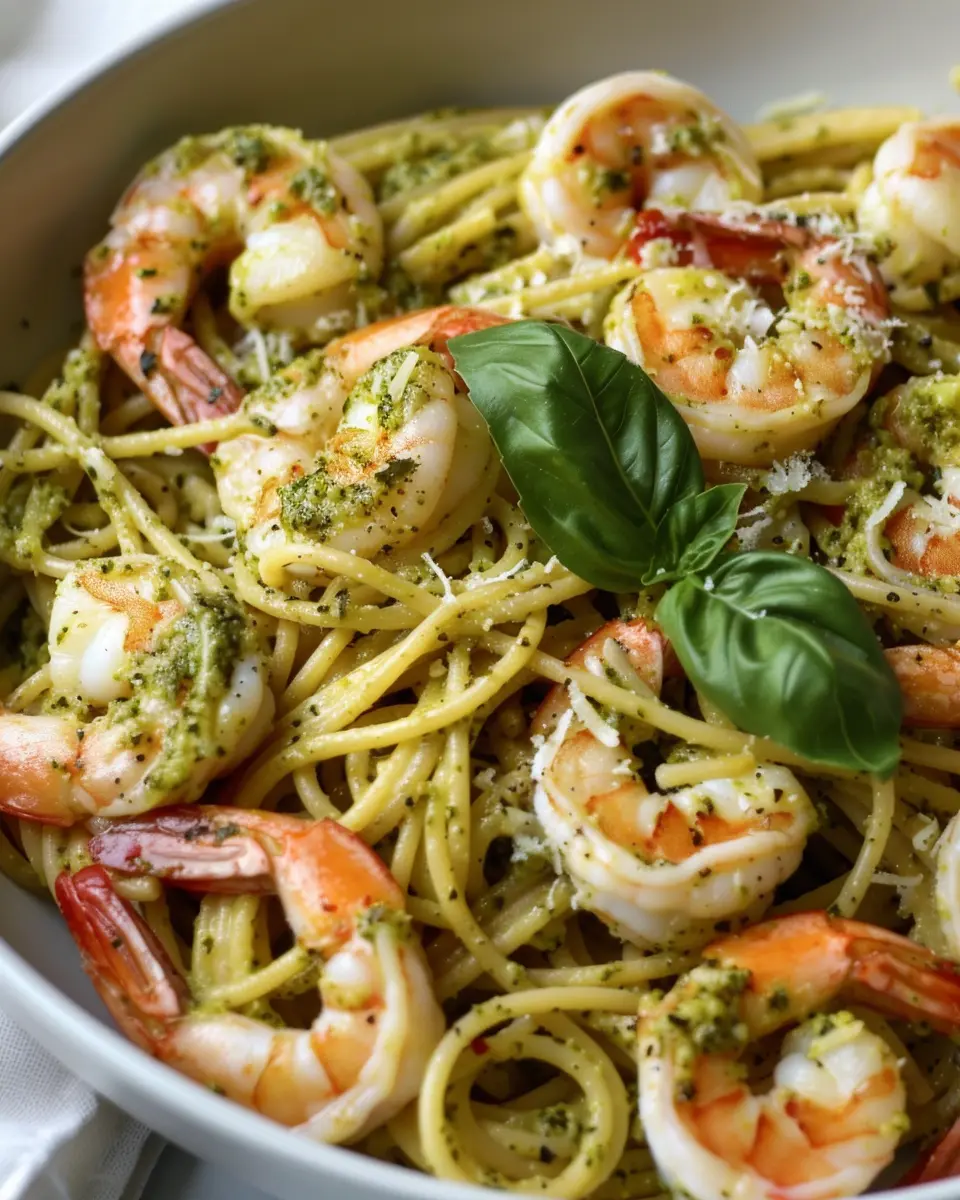 Shrimp Pesto Pasta: A Quick and Indulgent Comfort Dish