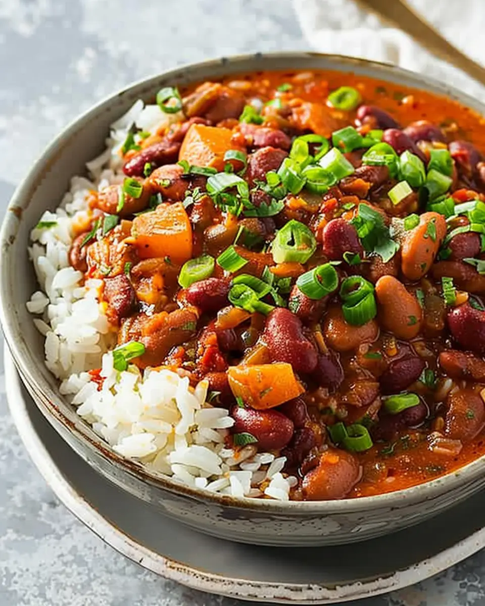 Slow Cooker Cajun Red Beans and Rice: Easy Turkey Bacon Twist
