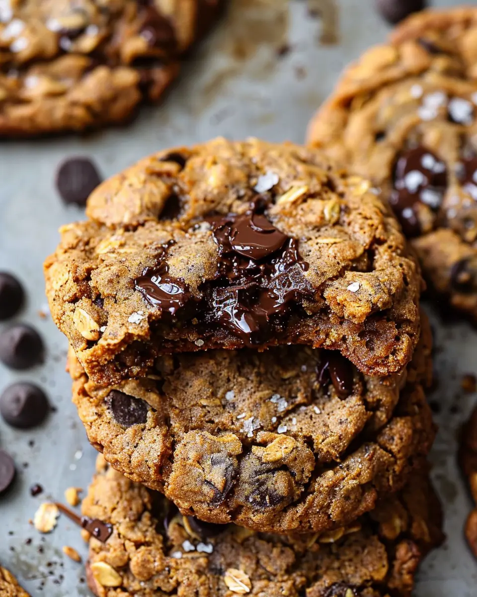 Brown Butter Pumpkin Oatmeal Chocolate Chip Cookies Blissfully Indulgent
