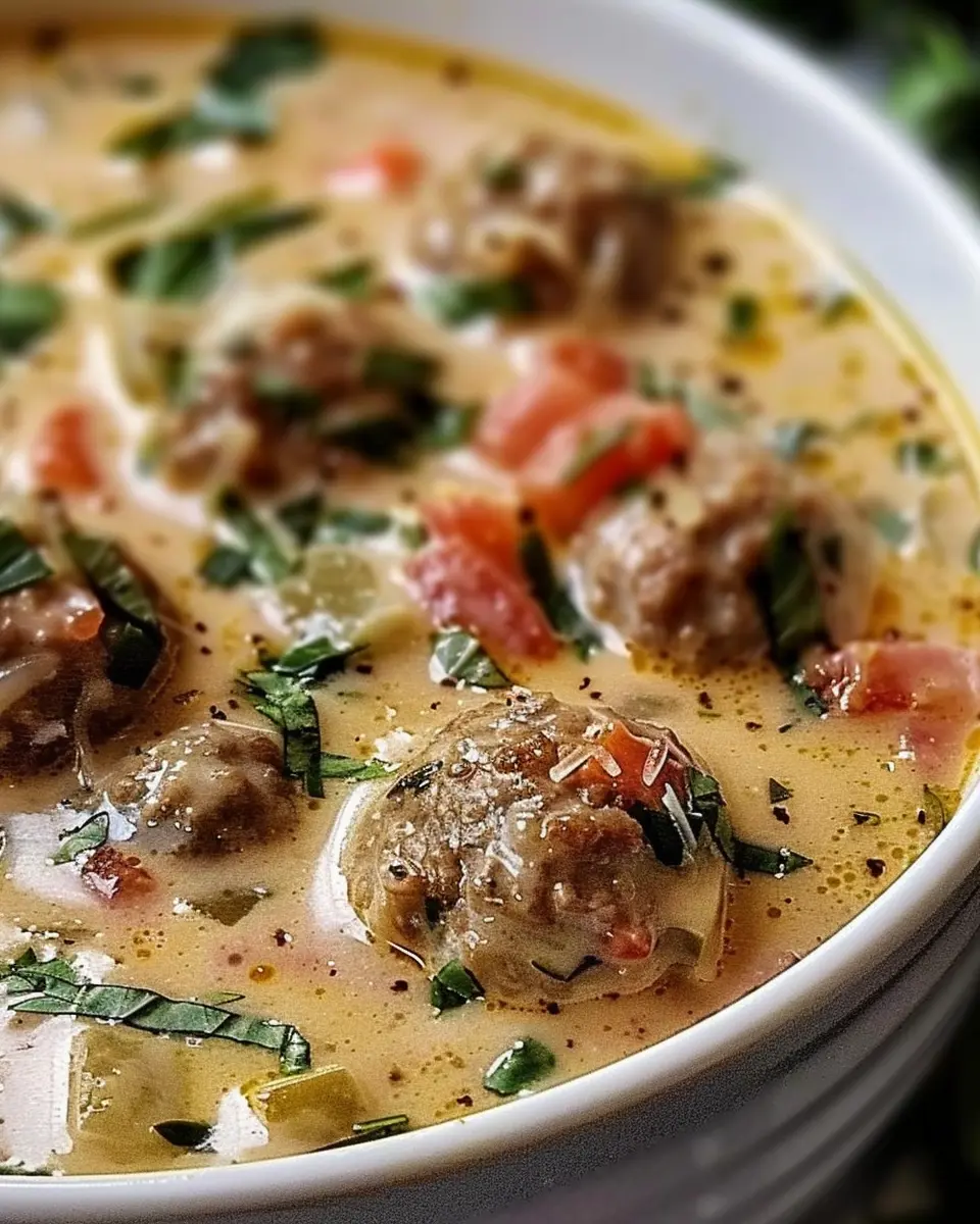 Creamy Italian Meatball Soup: A Cozy, Indulgent Family Favorite