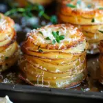 Parmesan Potato Stacks