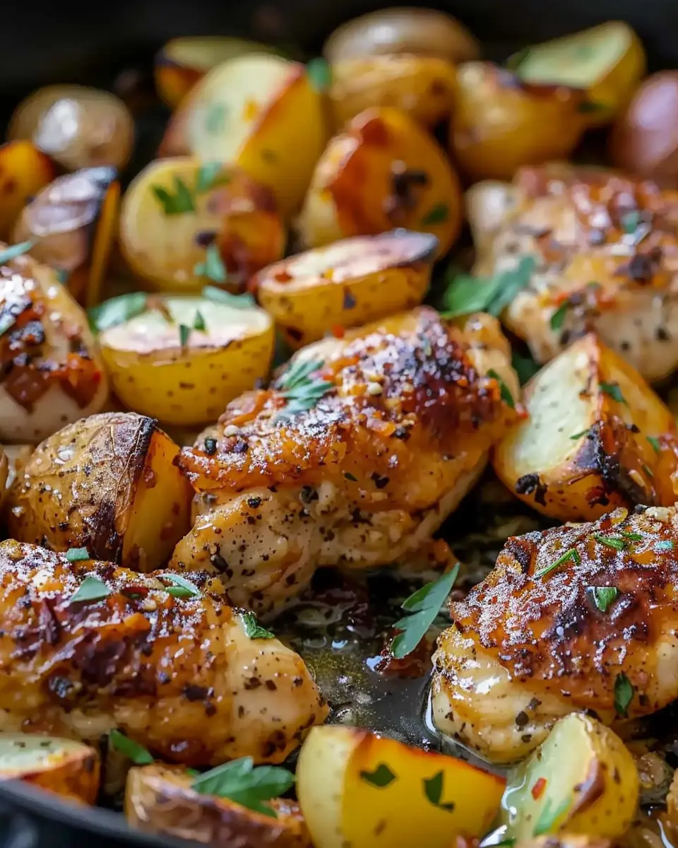 Garlic Parmesan Chicken and Potatoes: The Best Comfort Meal