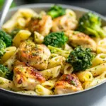 One Pan Chicken and Broccoli Pasta