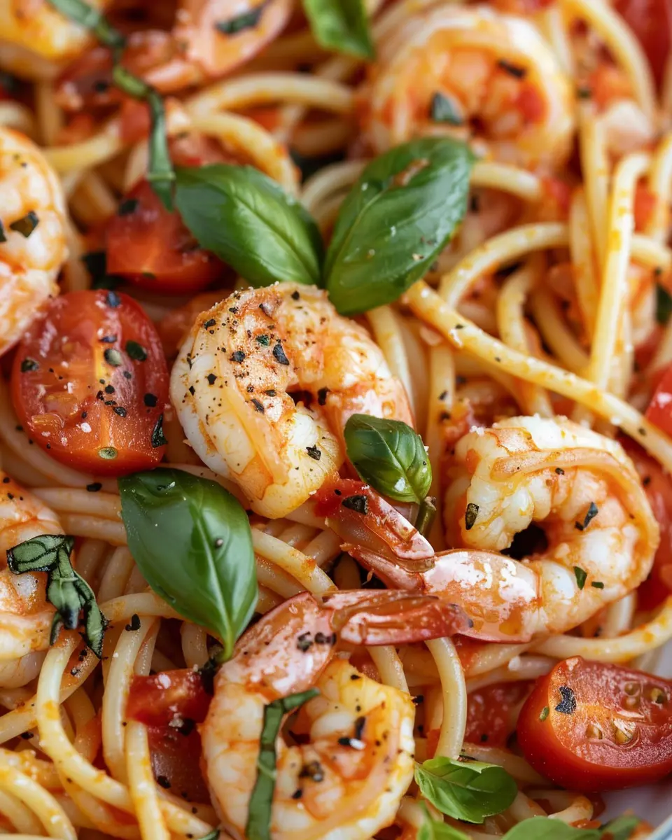 Tomato Basil Shrimp Pasta: Simple and Indulgent Homemade Delight