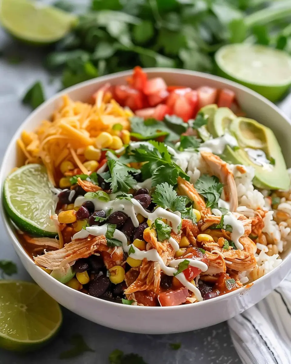 Slow Cooker Chicken Burrito Bowl: Easy, Flavorful Family Dinner