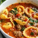 Sausage and Tortellini Soup