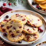 Christmas Cranberry Orange Cookies