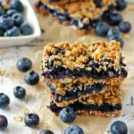 Blueberry Oatmeal Breakfast Bars