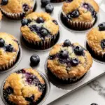 Homemade Blueberry Protein Muffins