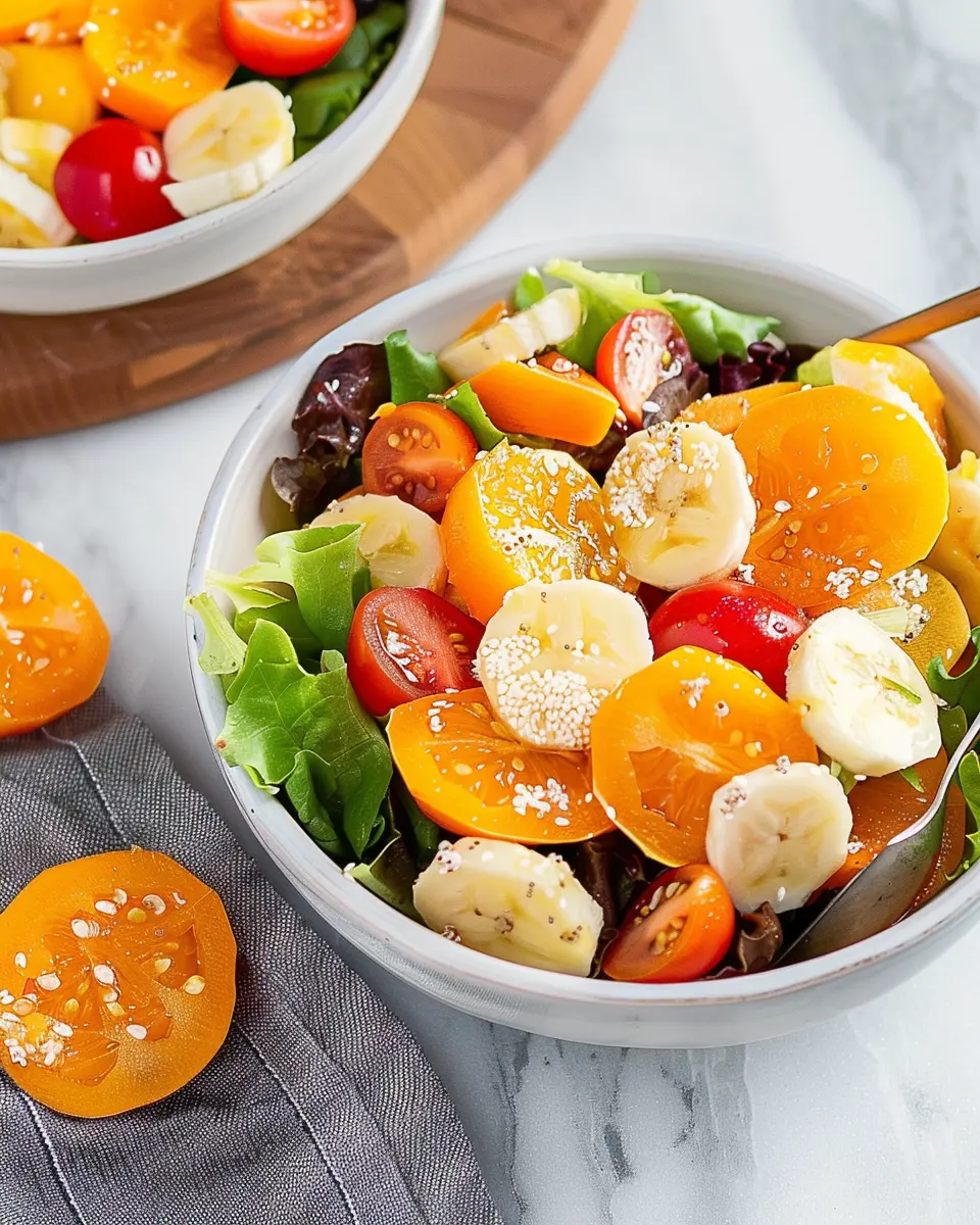 Sunshine Salad: Easy Refreshing Recipe with Turkey Bacon and Chicken Ham