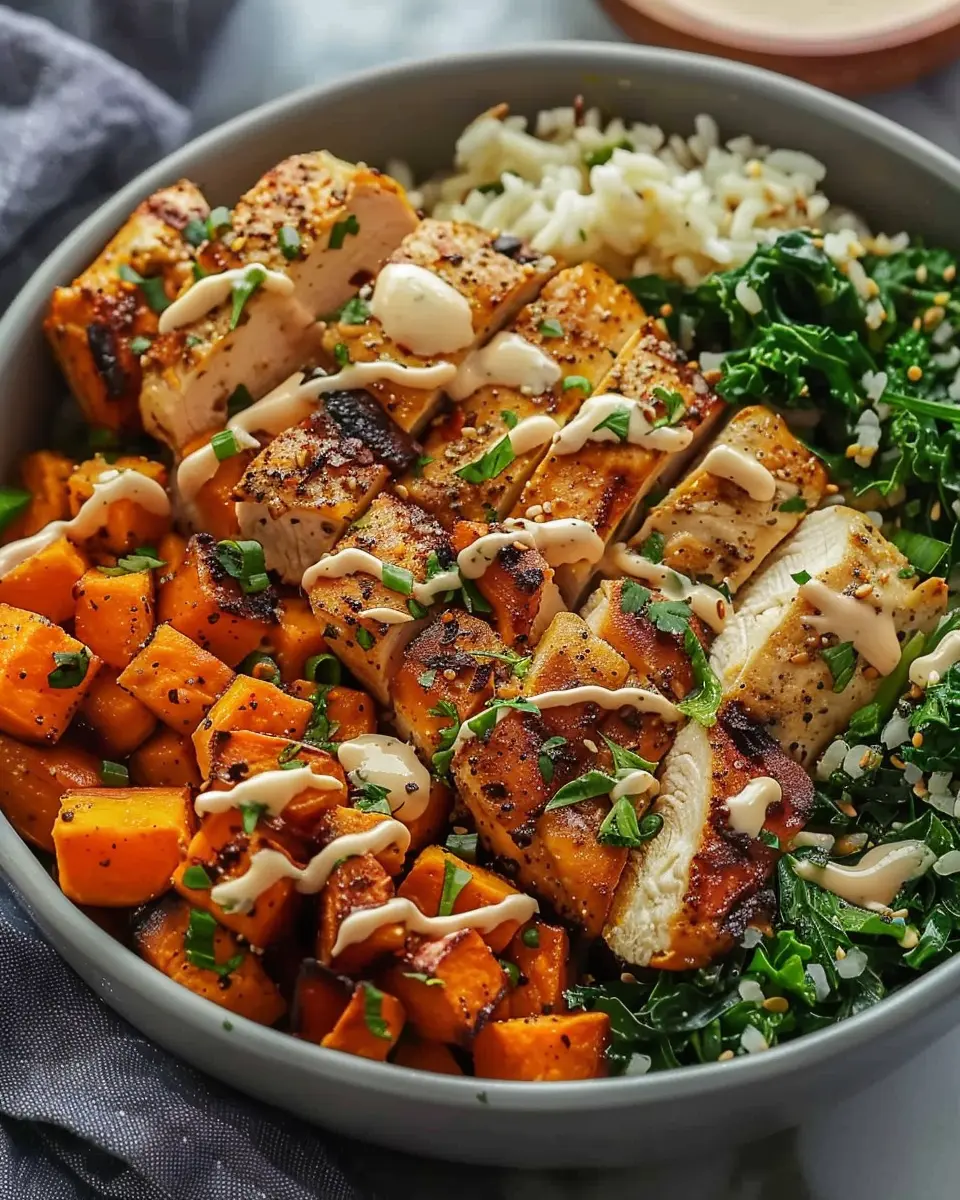 Healthy Chicken Sweet Potato Rice Bowl: A Best Comfort Meal Recipe