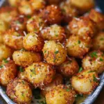Crispy Parmesan Crusted Baby Potatoes