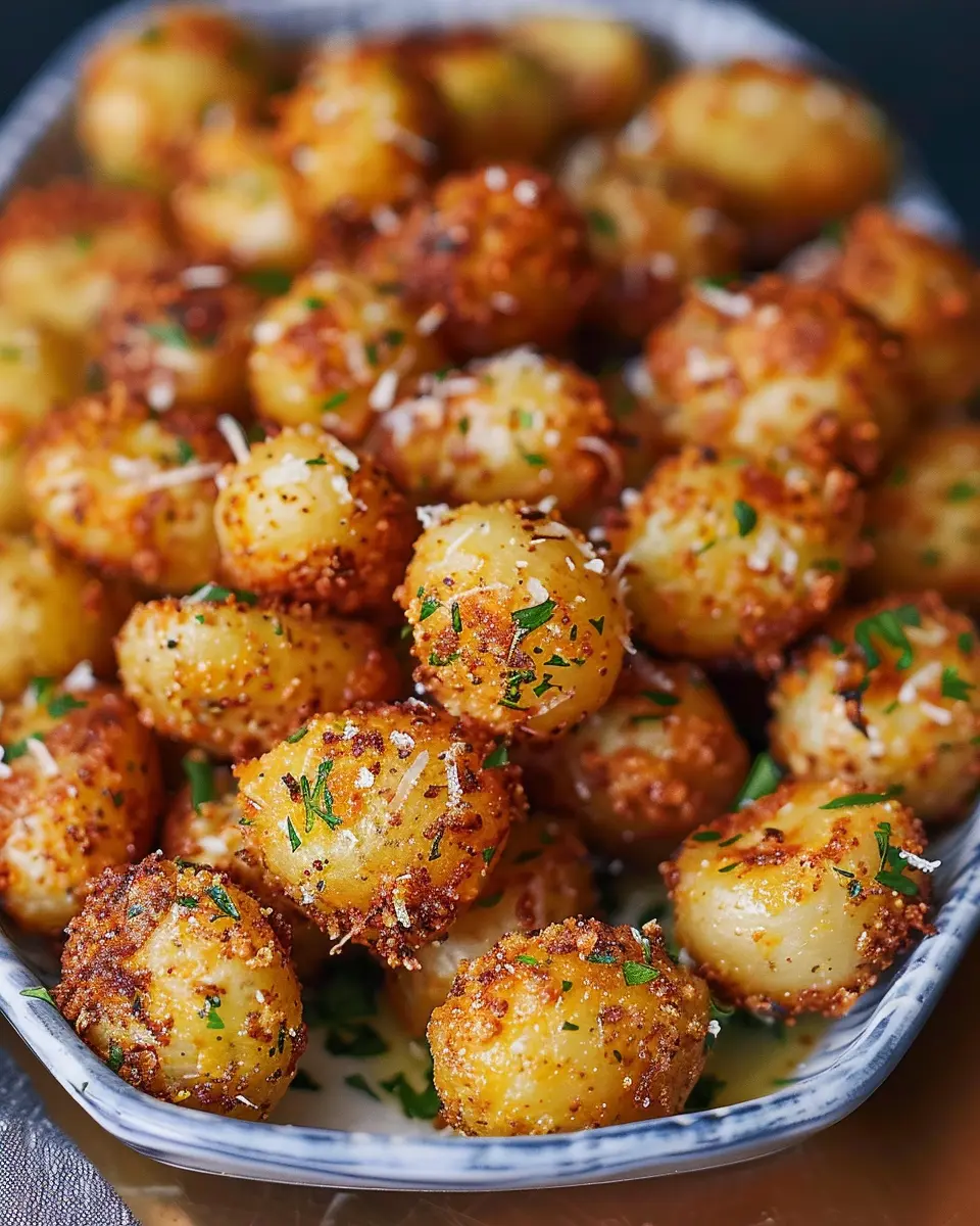 Crispy Parmesan Crusted Baby Potatoes: The Best Comfort Side Dish