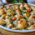 One Pot Gnocchi Chicken Pot Pie