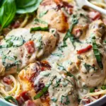 Slow Cooker Creamy Tuscan Chicken