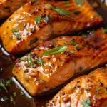 5-Ingredient Honey Garlic Glazed Salmon
