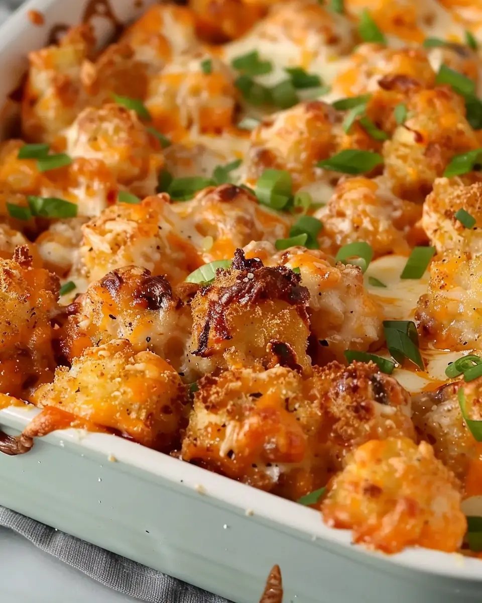 Tater Tot Casserole: Easy Comfort Food with Turkey Bacon and Chicken Ham
