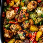 Healthy Air Fryer Chicken and Veggies