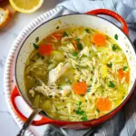 Lemon Chicken Orzo Soup