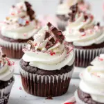 Peppermint Bark Cupcakes