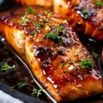 Honey Garlic Glazed Salmon